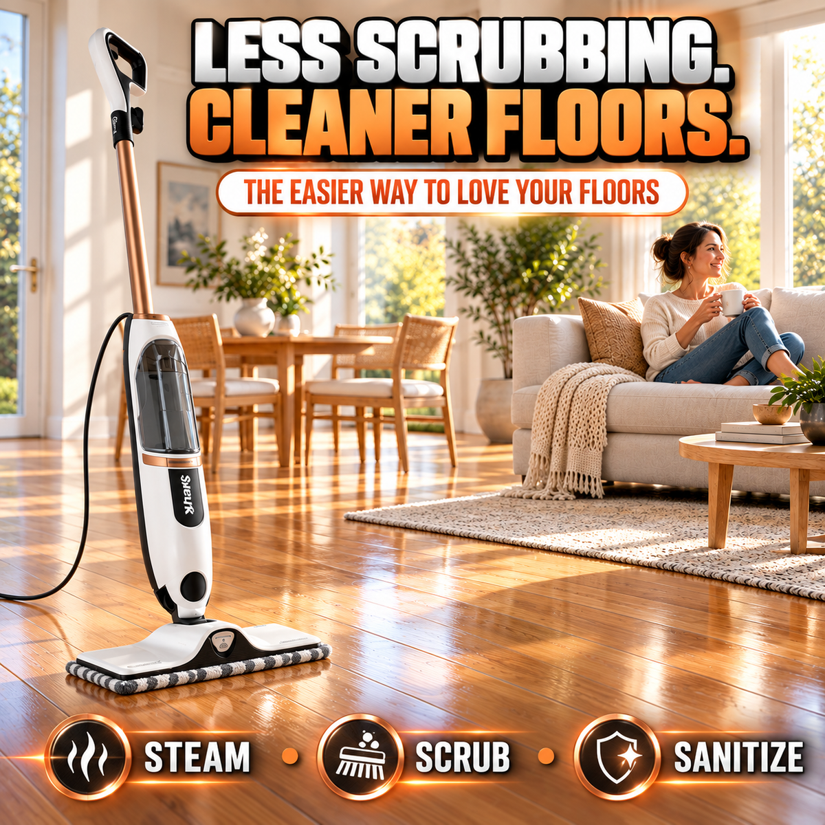 Steam Mop 2-in-1