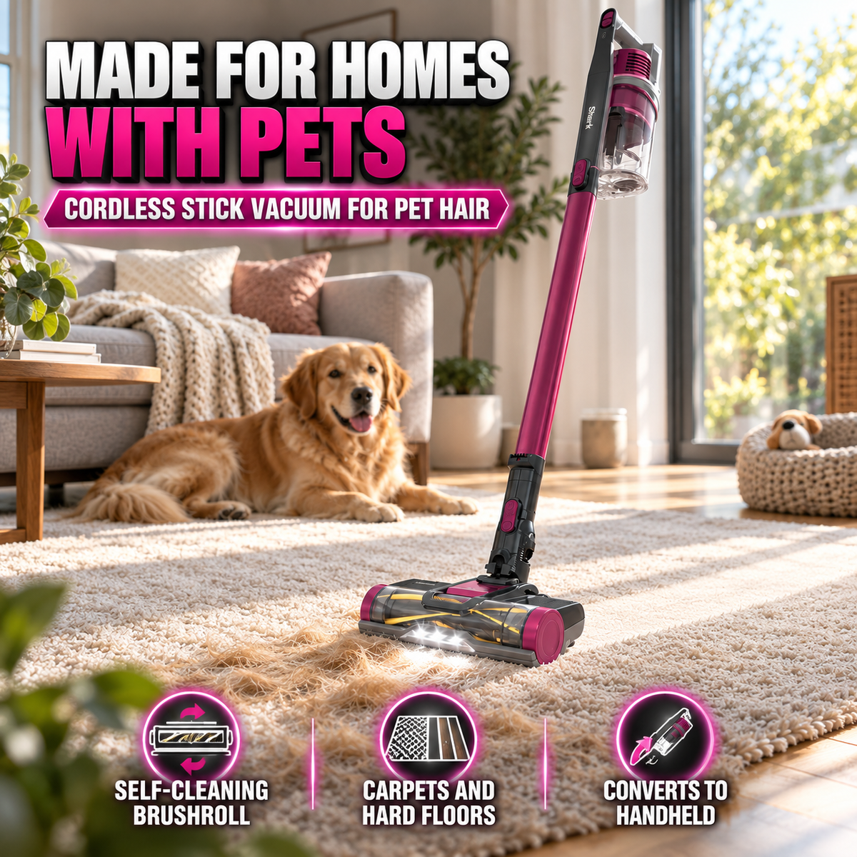 Pet Pro Rocket Cordless Vacuum