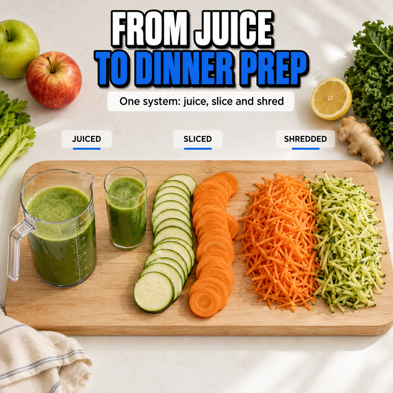 NeverClog 3-in-1 Juicer