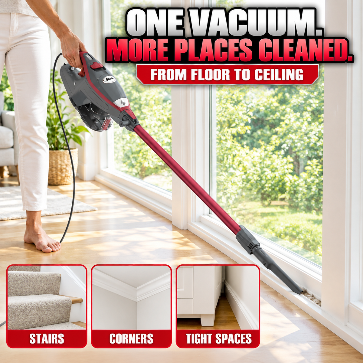 Rocket Pro Corded Stick Vacuum