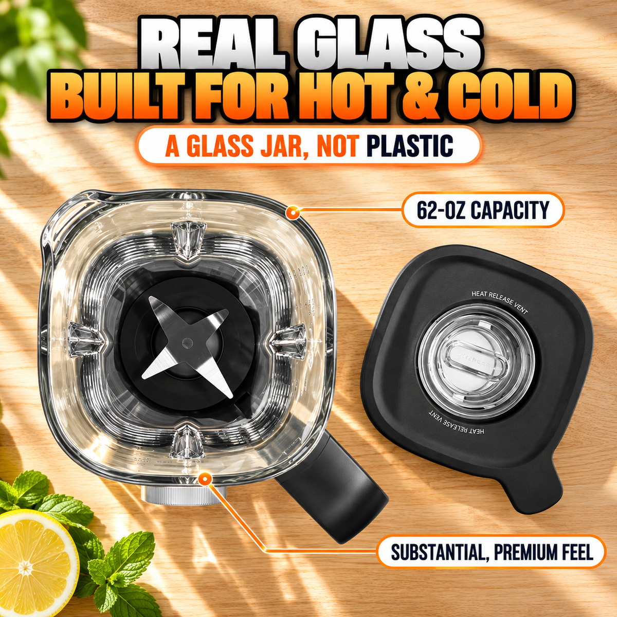 Livora Pure Power Glass Blender 1