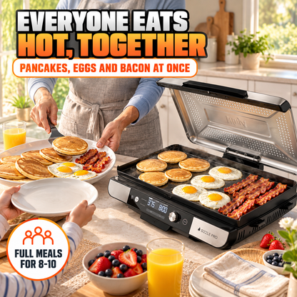 Sizzle Pro 2-in-1 Indoor Griddle