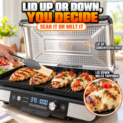 Sizzle Pro 2-in-1 Indoor Griddle